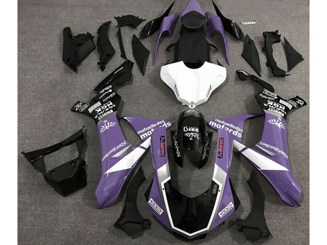Gloss Purple Logo Style 2015-2019 R1 Motorcycle Fairings