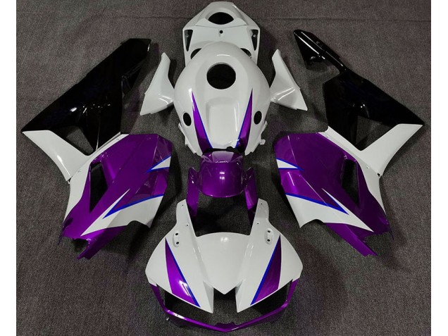 Gloss Purple White and Blue 2013-2023 CBR600RR Motorcycle Fairings Gloss Purple White and Blue 2013-2023 CBR600RR Motorcycle Fairings