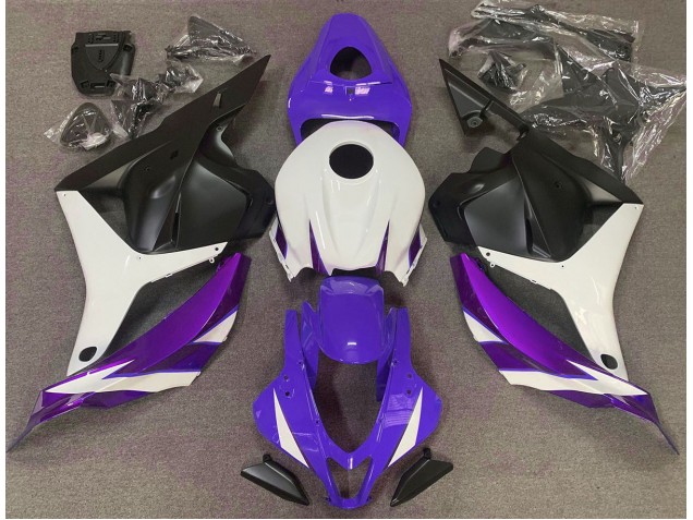 Gloss Purple White and Violet 2009-2012 CBR600RR Motorcycle Fairings