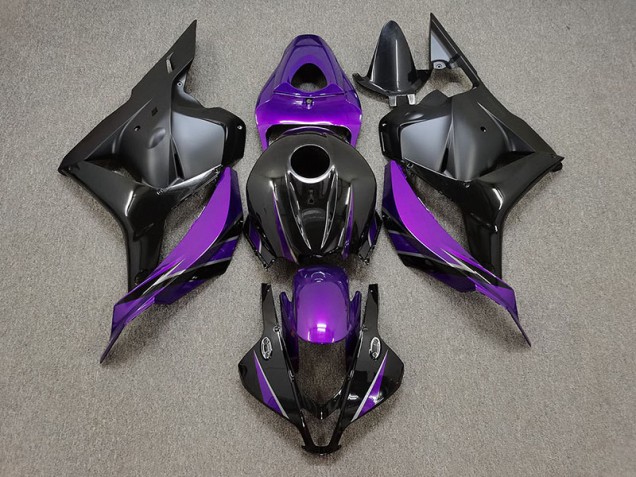 Gloss Purple and Black 2009-2012 CBR600RR Motorcycle Fairings