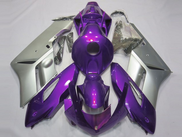 Gloss Purple and Silver 2004-2005 CBR1000RR Motorcycle Fairings