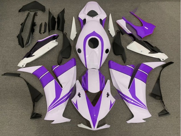 Gloss Purple and White 2012-2016 CBR1000RR Motorcycle Fairings