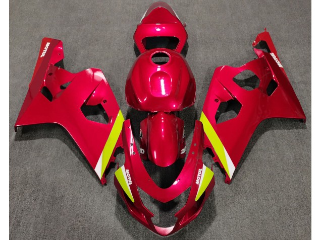 Gloss Red 2004-2005 GSXR 600-750 Motorcycle Fairings