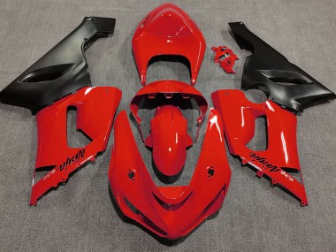 Gloss Red 2005-2006 ZX6R Motorcycle Fairings