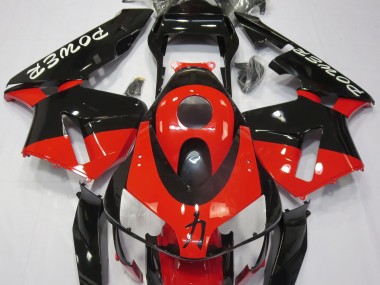 Gloss Red Power 2003-2004 CBR600RR Motorcycle Fairings