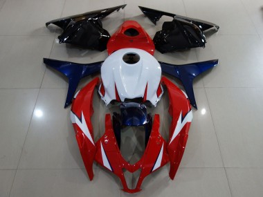 Gloss Red / White 2009-2012 CBR600RR Motorcycle Fairings