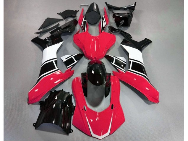 Gloss Red White and Black 2015-2019 R1 Motorcycle Fairings