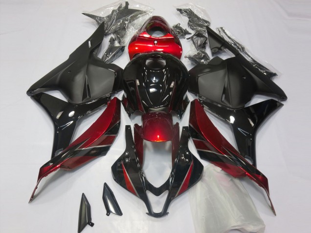 Gloss Red and Black 2009-2012 CBR600RR Motorcycle Fairings