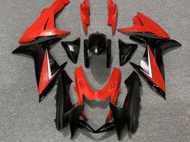 Gloss Red and Black 2011-2024 GSXR 600-750 Motorcycle Fairings