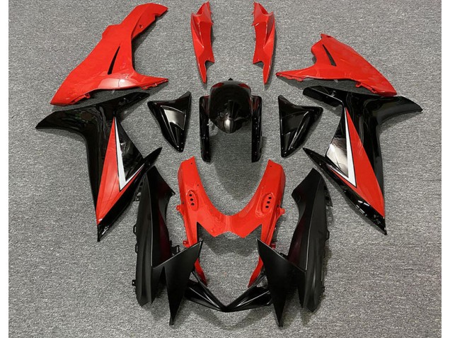 Gloss Red and Black 2011-2024 GSXR 600-750 Motorcycle Fairings Gloss Red and Black 2011-2024 GSXR 600-750 Motorcycle Fairings