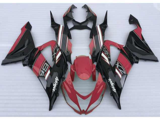 Gloss Red and Black 2013-2018 ZX6R Motorcycle Fairings Gloss Red and Black 2013-2018 ZX6R Motorcycle Fairings