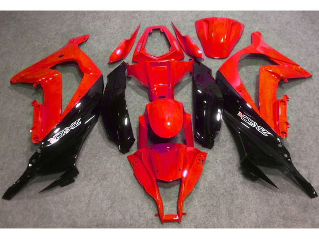 Gloss Red and Black 2016-2019 ZX10R Motorcycle Fairings
