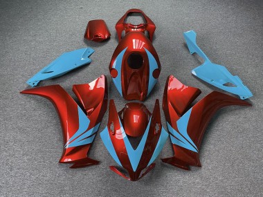 Gloss Red and Light Blue 2012-2016 CBR1000RR Motorcycle Fairings