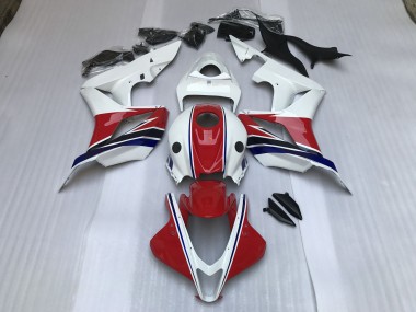 Gloss Red and White 2007-2008 CBR600RR Motorcycle Fairings