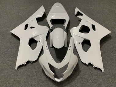 Gloss White 2004-2005 GSXR 600-750 Motorcycle Fairings