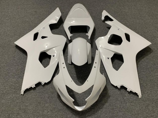Gloss White 2004-2005 GSXR 600-750 Motorcycle Fairings