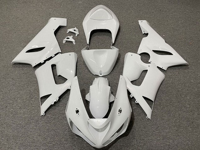 Gloss White 2005-2006 ZX6R Motorcycle Fairings