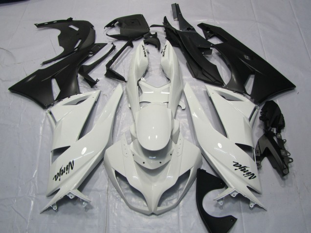 Gloss White 2009-2012 ZX6R Motorcycle Fairings Gloss White 2009-2012 ZX6R Motorcycle Fairings