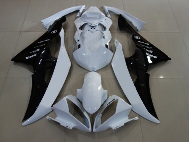 Gloss White / Black 2008-2016 R6 Motorcycle Fairings