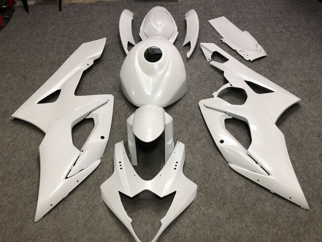 Gloss White Plain 2005-2006 GSXR 1000 Motorcycle Fairings