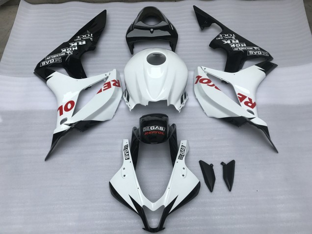 Gloss White & Red Repsol 2007-2008 CBR600RR Motorcycle Fairings