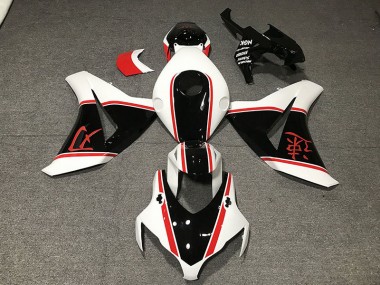 Gloss White Red and Black 2008-2011 CBR1000RR Motorcycle Fairings