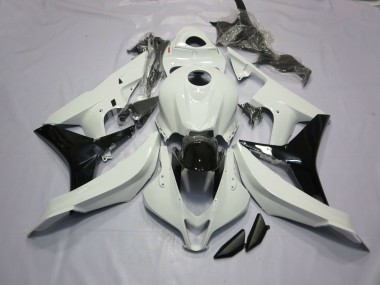 Gloss White and Black 2007-2008 CBR600RR Motorcycle Fairings