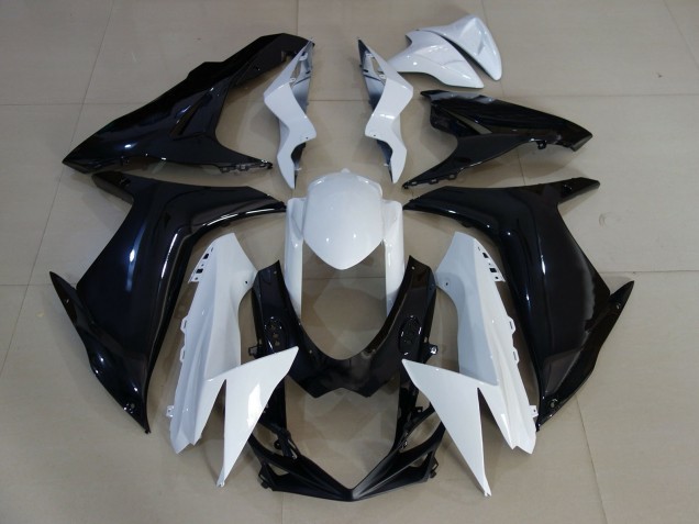Gloss White and Black 2011-2024 GSXR 600-750 Motorcycle Fairings Gloss White and Black 2011-2024 GSXR 600-750 Motorcycle Fairings