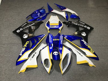Gloss White and Blue 2012-2016 CBR1000RR Motorcycle Fairings