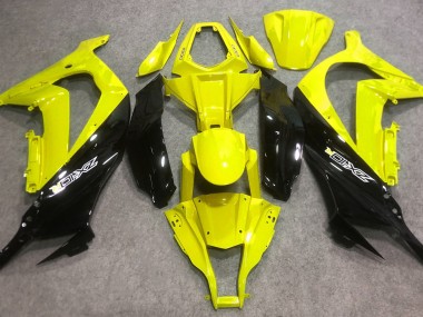 Gloss Yellow and Black 2016-2019 ZX10R Motorcycle Fairings