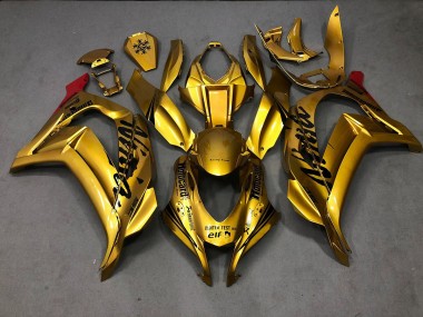 Gold 2016-2019 ZX10R Motorcycle Fairings