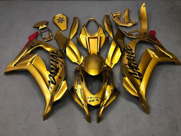 Gold 2016-2019 ZX10R Motorcycle Fairings