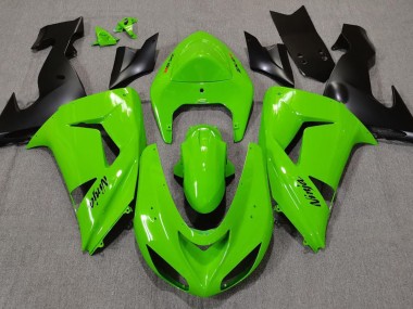 Green 2006-2007 ZX10R Motorcycle Fairings
