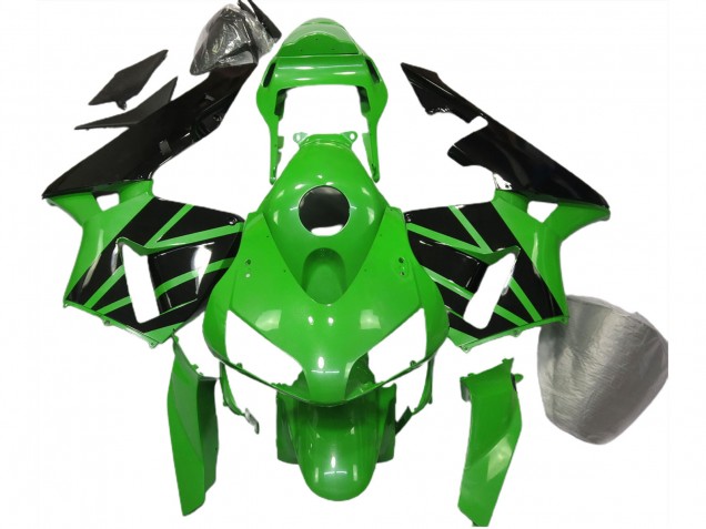 Green Black No Decals 2003-2004 CBR600RR Motorcycle Fairings