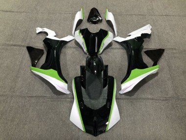 Green Black and White 2015-2019 R1 Motorcycle Fairings