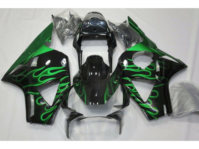 Green Flame 2002-2003 CBR954RR Motorcycle Fairings Green Flame 2002-2003 CBR954RR Motorcycle Fairings