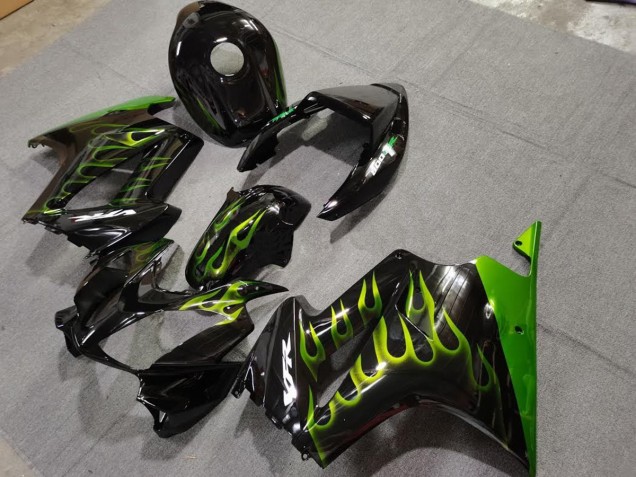 Green Flame 2002-2012 VFR800 Motorcycle Fairings