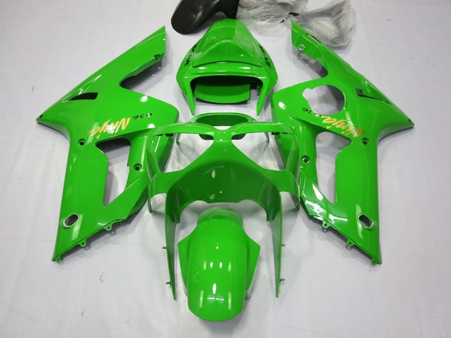 Green Ninja 2003-2004 ZX6R Motorcycle Fairings Green Ninja 2003-2004 ZX6R Motorcycle Fairings