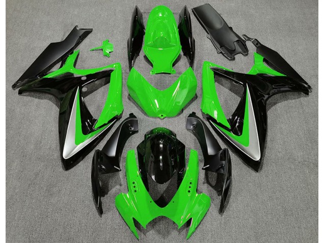 Green OEM Style 2006-2007 GSXR 600-750 Motorcycle Fairings