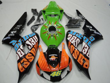Green Rossi 2006-2007 CBR1000RR Motorcycle Fairings