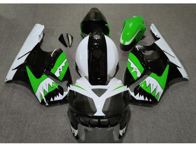 Green Shark 2002-2005 ZX12R Motorcycle Fairings