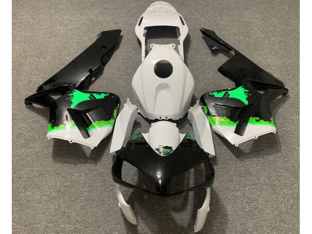 Green Splatter 2003-2004 CBR600RR Motorcycle Fairings