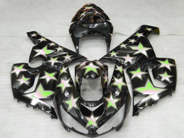 Green Star 2005-2006 ZX6R Motorcycle Fairings