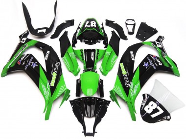 Green and Black 2016-2019 ZX10R Motorcycle Fairings