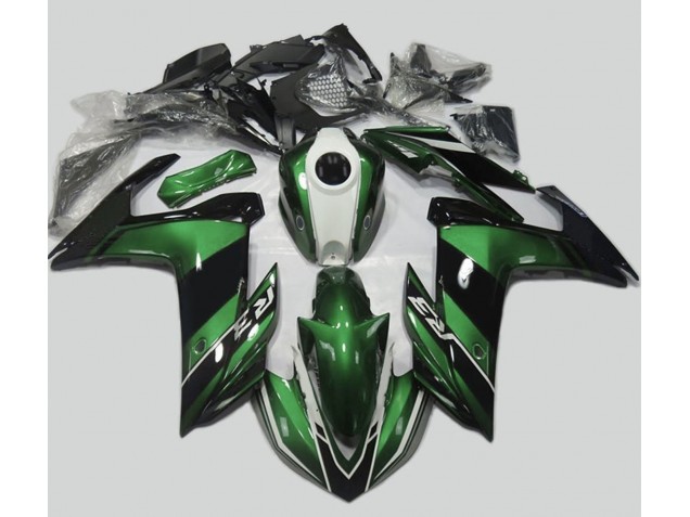 Green and Gloss Black 2015-2018 R3 Motorcycle Fairings