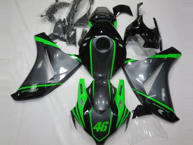 Grey Motul & Green 2008-2011 CBR1000RR Motorcycle Fairings