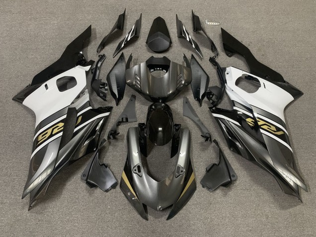 Gunmetal Grey and Gold 2017-2021 R6 Motorcycle Fairings