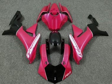 Hot Pink and Black 2015-2019 R1 Motorcycle Fairings