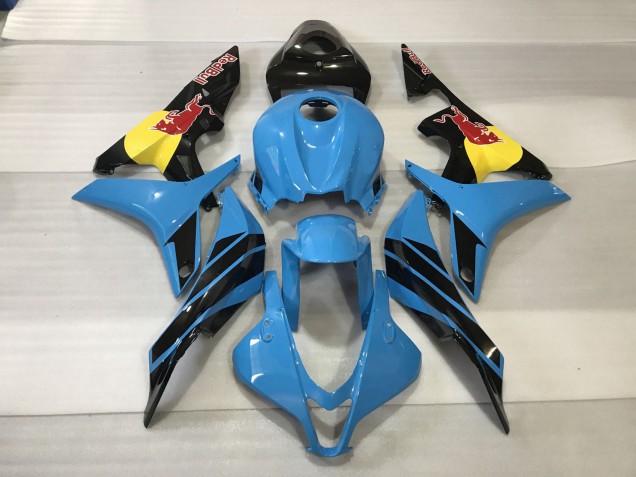 Light Blue Red Bull 2007-2008 CBR600RR Motorcycle Fairings