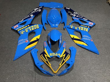 Light Blue Rizla 2005-2006 GSXR 1000 Motorcycle Fairings
